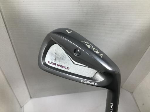 中古 Cランク （フレックスR） 本間ゴルフ TOUR　WORLD　TW717P　FORGED　　8S　レディース VIZARD　I500 R2 レディース 右利き アイアンセット IR