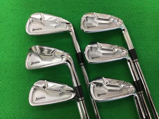 中古 Cランク （フレックスS） ダンロップ SRIXON Z725 6S NS PRO 980GH D.S.T S 男性用 右利き アイアンセット IR