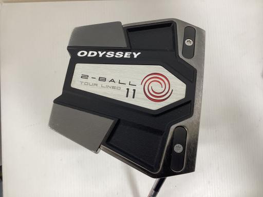 【中古】 オデッセイ 2-BALL ELEVEN TOUR LINED 33インチ パター PT STROKE LAB RED (フレックスその他) メンズ 男性用 右利き 右用 Cランク ゴルフクラブ
