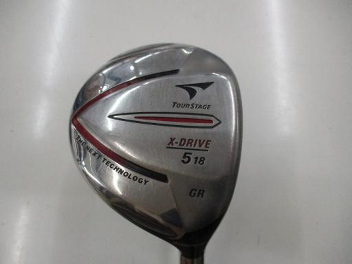 BRIDGESTONE - 【中古】 ブリヂストン TOURSTAGE X-DRIVE GR 5W フェアウェイウッド FW リシャフト (フレックスその他) メンズ 男性用 右利き 右用 Dランク ゴルフクラブ
