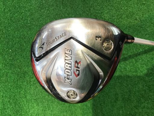 【中古】 ブリヂストン TOURSTAGE X-DRIVE GR(2012) 3W フェアウェイウッド FW FUBUKI K60 (フレックスS) メンズ 男性用 右利き 右用 Cランク ゴルフクラブ