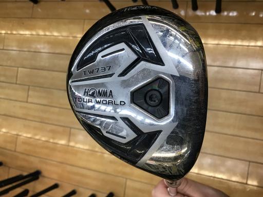 中古 Cランク （フレックスR） 本間ゴルフ TOUR　WORLD　TW737　3W(15°) VIZARD　EX-C55 R 男性用 右利き フェアウェイウッド FW