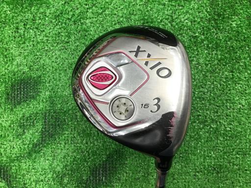 【中古】 ダンロップ XXIO(2014) 3W(ボルドー) レディース フェアウェイウッド FW XXIO MP800L(フェアウェイ)ボルドー (フレックスA) レディース 女性用 右利き 右用 Cランク ゴルフクラブ