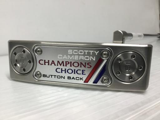 【中古】 タイトリスト SCOTTY CAMERON CHAMPIONS CHOICE BUTTON BACK NEWPORT 34インチ パター PT ス..