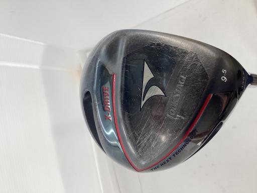 【中古】 ブリヂストン TOURSTAGE X-DRIVE 445 9.5° ドライバー DR Tour AD QUATTROTECH MD-6 (フレックスS) メンズ 男性用 右利き 右用 Dランク ゴルフクラブ