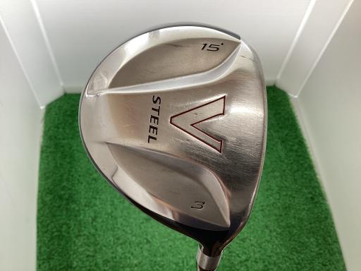 【中古】 テーラーメイド V STEEL 15° USA フェアウェイウッド FW M.A.S.2 ULTRALITE (フレックスS) メンズ 男性用 右利き 右用 Cランク ゴルフクラブの商品画像