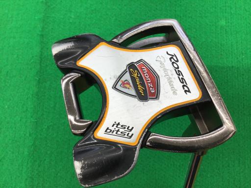 【中古】 テーラーメイド Rossa agsi+ itsy bitsy SPIDER クランクネック 35インチ パター PT スチール (フレックスその他) メンズ 男性用 右利き 右用 Eランク ゴルフクラブ