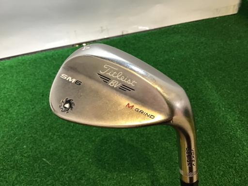 中古 Cランク （フレックスその他） タイトリスト VOKEY　SPIN　MILLED　SM6　スティールグレー　54°/08°M　USA Dynamic　Gold WEDGE 男性用 右利き ウェッジ WG