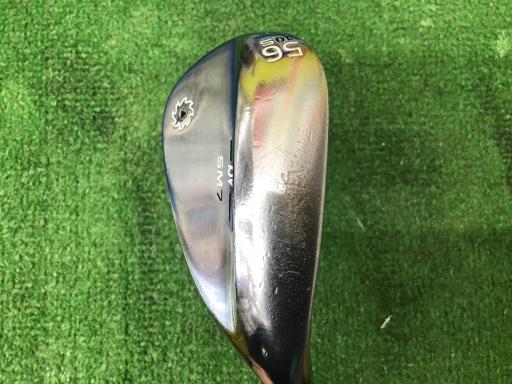 中古 Cランク （フレックスその他） タイトリスト VOKEY　SPIN　MILLED　SM7　ツアークロム　56°/10°S 純正特注シャフト その他 男性用 右利き ウェッジ WG