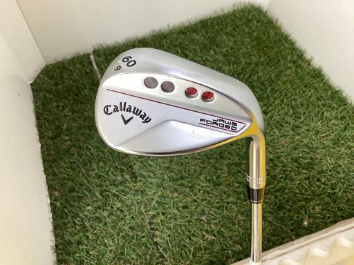 【中古】 キャロウェイ JAWS FORGED(2023) クロムメッキ 60°/09° ウェッジ WG NS PRO MODUS3 TOUR115 (フレックスS) メンズ 男性用 右利き 右用 Cランク ゴルフクラブ