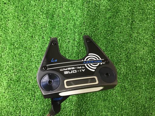 【中古】 オデッセイ Ai-ONE TRI-BEAM #7 34インチ パター PT STROKE LAB 90 スチール (フレックスその..