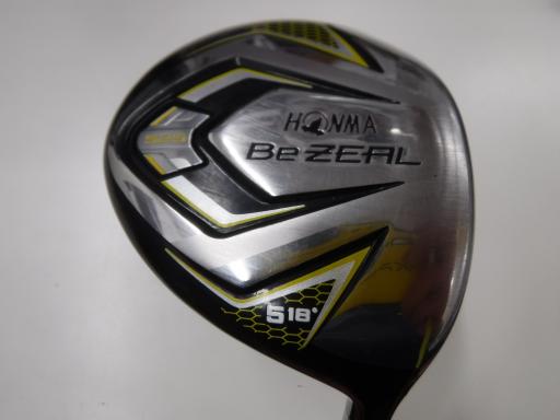 【中古】 本間ゴルフ Be ZEAL 525 5W フェアウェイウッド FW VIZARD for Be ZEAL(フェアウェイ) (フレックスR) メンズ 男性用 右利き 右用 Cランク ゴルフクラブ