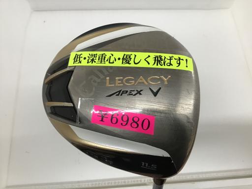 中古 Cランク （フレックスR） キャロウェイ LEGACY APEX 11.5°(46.25インチ用) SPEED METALIX 50w(46.25インチ) R 男性用 右利き ドライバー DR