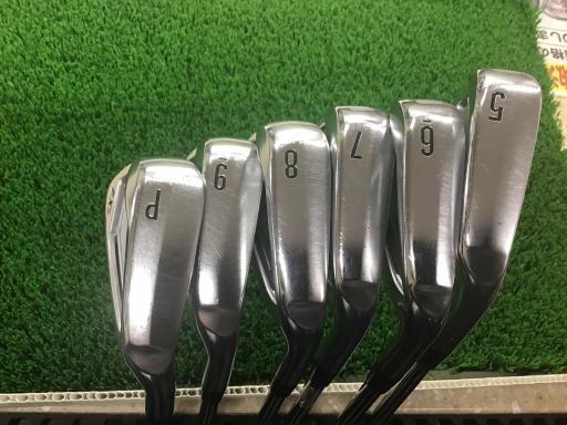 中古 Cランク （フレックスS） ダンロップ SRIXON　ZX5　6S NS　PRO　950GH　D.S.T S 男性用 右利き アイアンセット IR