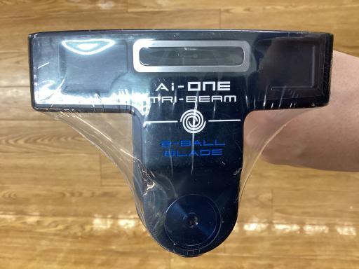 ZEBRA - 【中古】 オデッセイ Ai-ONE TRI-BEAM 2-BALL BLADE CH 33インチ パター PT STROKE LAB 90 スチール (フレックスその他) メンズ 男性用 右利き 右用 Aランク ゴルフクラブ