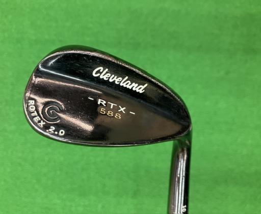 【中古】 クリーブランド Cleveland 588 RTX 2.0 ブラックサテン 50°/10° ウェッジ WG Dynamic Gold (フレックスS) メンズ 男性用 右利き 右用 Cランク ゴルフクラブ