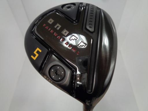 【中古】 グローブライド ONOFF ARMS(2024) KURO 5W フェアウェイウッド FW 純正特注シャフト (フレックスS) メンズ 男性用 右利き 右用 Dランク ゴルフクラブ