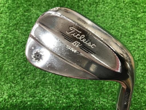 【中古】 タイトリスト VOKEY SPIN MILLED SM7 ツアークロム 48°/10°F ウェッジ WG 純正特注シャフト (フレックスR) メンズ 男性用 右利き 右用 Dランク ゴルフクラブ