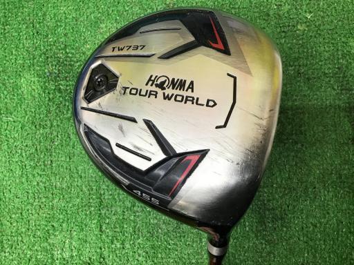 中古 Cランク （フレックスSR） 本間ゴルフ TOUR　WORLD　TW737　455　10.5° VIZARD　EX-C55 SR 男性用 右利き ドライバー DR