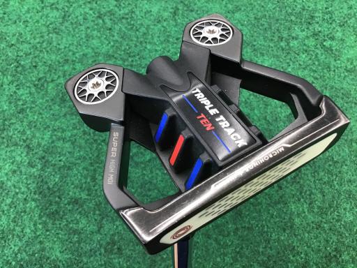 【中古】 オデッセイ TRIPLE TRACK TEN 34インチ パター PT STROKE LAB BLACK (フレックスその他) メンズ 男性用 右利き 右用 Cランク ..