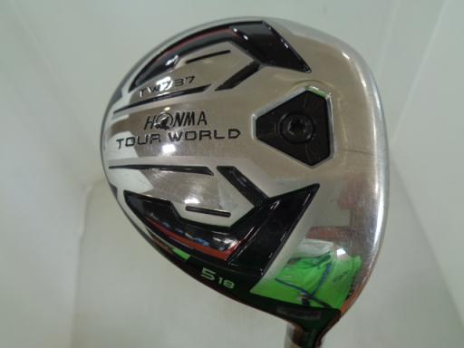 中古 Cランク （フレックスS） 本間ゴルフ TOUR　WORLD　TW737　5W VIZARD　EX-C65 S 男性用 右利き フェアウェイウッド FW