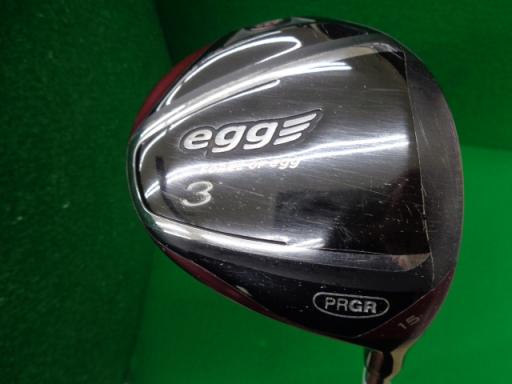 【中古】 プロギア egg(2017) 3W フェアウェイウッド FW eggオリジナルカーボン (フレックスSR) メンズ 男性用 右利き 右用 Cランク ゴルフクラブ