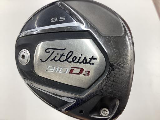 TITLEIST - 【中古】 タイトリスト 910 D3 9.5° ドライバー DR リシャフト (フレックスその他) メンズ 男性用 右利き 右用 Cランク ゴルフクラブ
