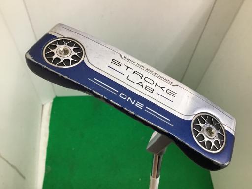 中古 Dランク （フレックスその他） オデッセイ STROKE　LAB　ONE(シルバー/ネイビー)　32インチ　レディース STROKE　LAB その他 レディース 右利き パター PT