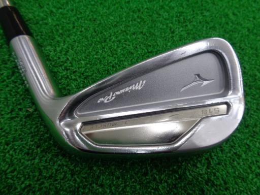 中古 Cランク （フレックスS） ミズノ Mizuno　Pro　518　6S 純正特注シャフト S 男性用 右利き アイアンセット IR