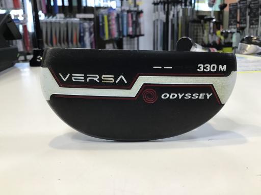 【中古】 オデッセイ VERSA 330M ブラック 32インチ レディース パター PT スチール (フレックスその他) レディース 女性用 右利き 右用 C...