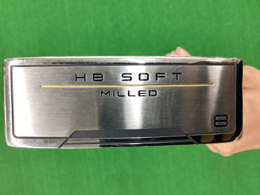 【中古】 クリーブランド Cleveland HB SOFT MILLED 8P 34インチ パター PT スチール (フレックスその他) メンズ 男性用 右利き 右用 Bランク ゴルフクラブ