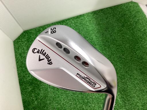 【中古】 キャロウェイ JAWS FORGED(2023) クロムメッキ 58°/09° ウェッジ WG NS PRO 950GH neo (フレックスS) メンズ 男性用 右利き 右用 Cランク ゴルフクラブ