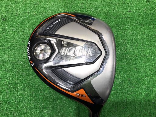 【中古】 本間ゴルフ TOUR WORLD TW747 3W フェアウェイウッド FW VIZARD FD-6 (フレックスS) メンズ 男性用 右利き 右用 Cランク ゴルフクラブ