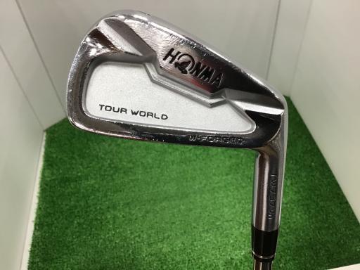 中古 Cランク （フレックスS） 本間ゴルフ TOUR　WORLD　TW737Vn　6S Dynamic　Gold S200 男性用 右利き アイアンセット IR