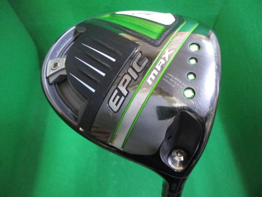 【中古】 キャロウェイ EPIC MAX 10.5° ドライバー DR 純正特注シャフト (フレックスS) メンズ 男性用 右利き 右用 Cランク ゴルフクラブ