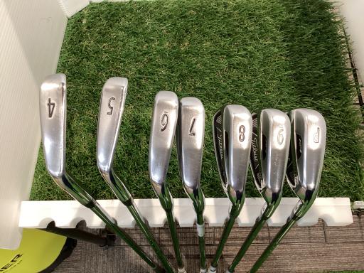 中古 Dランク （フレックスS） タイトリスト Titleist AP2 712 8S Dynamic Gold S200 男性用 右利き アイアンセット IR