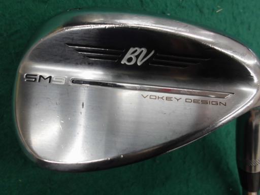 【中古】 タイトリスト VOKEY SPIN MILLED SM9 ツアークロム 54°/10°S ウェッジ WG 純正特注シャフト (フレックスR) メンズ 男性用 右利き 右用 Cランク ゴルフクラブ