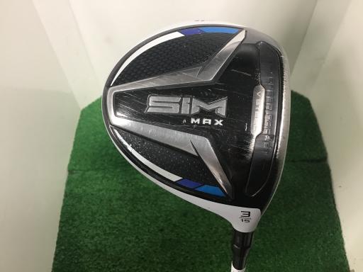 Taylor Made - 【中古】 テーラーメイド SIM MAX 3W フェアウェイウッド FW TENSEI BLUE TM50(FW) (フレックスS) メンズ 男性用 右利き 右用 Cランク ゴルフクラブ