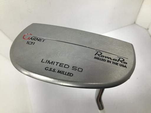 【中古】 RomaRo RomaRo GARNET 101 34インチ パター PT スチール (フレックスその他) メンズ 男性用 右利き 右用 Bランク ゴルフクラブ