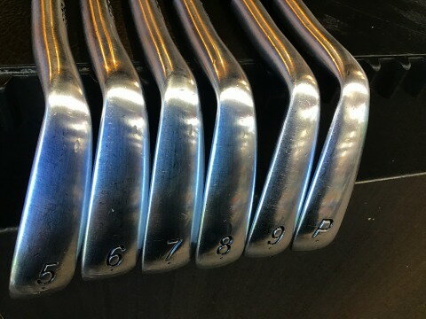 【中古】 プロギア RS FORGED(2018) 6S アイアンセット IR 純正特注シャフト (フレックスR) メンズ 男性用 右利き 右用 Cランク ゴルフクラブ