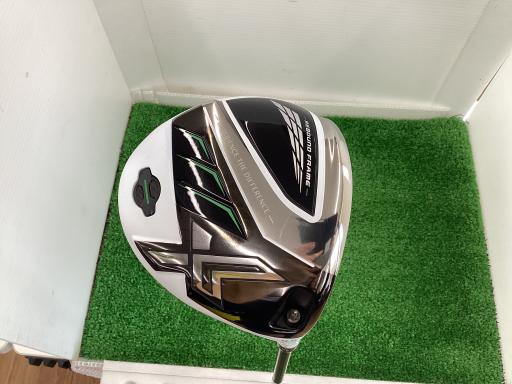 【中古】 ダンロップ XXIO(2022) eks ホワイト 9.5° ドライバー DR Miyazaki AX-2(DR) (フレックスS) メンズ 男性用 右利き 右用 Cランク ゴルフクラブ