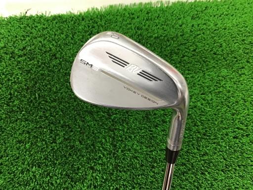 TITLEIST - 【中古】 タイトリスト VOKEY SPIN MILLED SM9 ツアークロム 50°/08°F ウェッジ WG 純正特注シャフト (フレックスS) メンズ 男性用 右利き 右用 Cランク ゴルフクラブ