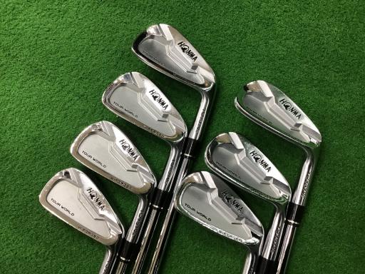 中古 Cランク （フレックスS） 本間ゴルフ TOUR　WORLD　TW737Vs　7S NS　PRO　MODUS3　TOUR105 S 男性用 右利き アイアンセット IR