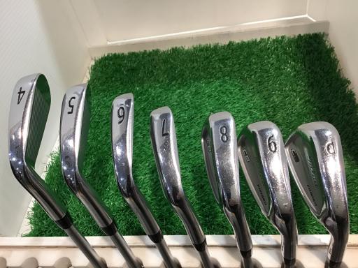 【中古】 タイトリスト Titleist CB 718 8S アイアンセット IR 純正特注シャフト (フレックスX) メンズ 男性用 右利き 右用 Cランク ゴルフクラブ