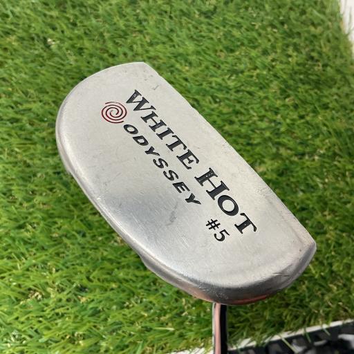 【中古】 オデッセイ WHITE HOT #5 34インチ パター PT スチール (フレックスその他) メンズ 男性用 右..