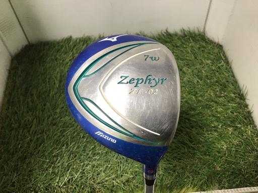 中古 Cランク （フレックスL） ミズノ ZEPHYR　ZL-02　7W　レディース ZEPHYR　オリジナル L レディース 右利き フェアウェイウッド FW