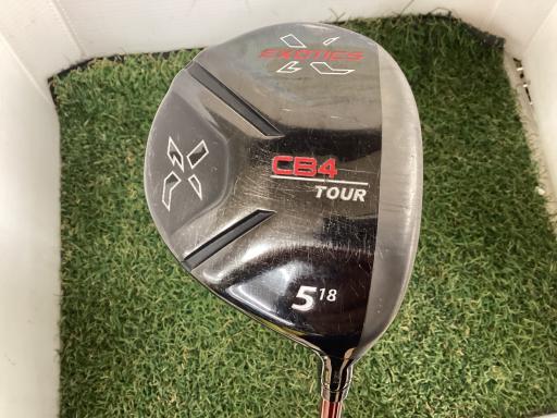 【中古】 ツアーエッジ EXOTICS CB4 TOUR 5W フェアウェイウッド FW MOTORE EXOTICS 65(2011年) (フレックスS) メンズ 男性用 右利き 右用 Cランク ゴルフクラブ
