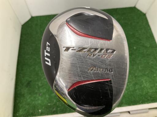 【中古】 ミズノ T-ZOID RV-02 27° ユーティリティ UT RV-02 オリジナルカーボン (フレックスR) メンズ 男性用 右利き 右用 Cランク ゴルフクラブ