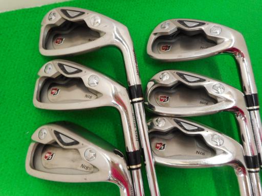 中古 Cランク （フレックスR） ウィルソン Wilson　staff　Nc6　　6S NS　PRO　850GH R 男性用 右利き アイアンセット IR