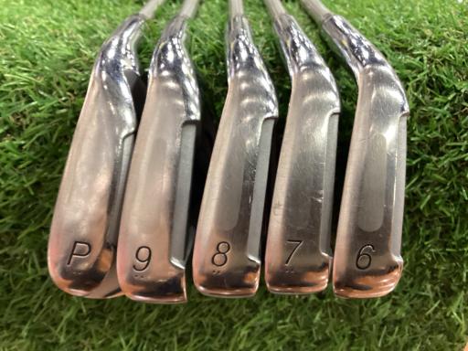 【中古】 プロギア iD nabla RS TITAN FACE 5S アイアンセット IR iD nabla RS (フレックスSR) メンズ 男性用 右利き 右用 Cランク ゴルフクラブ